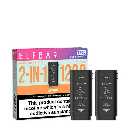 Elf Bar 1200 Prefilled Pods - Grape