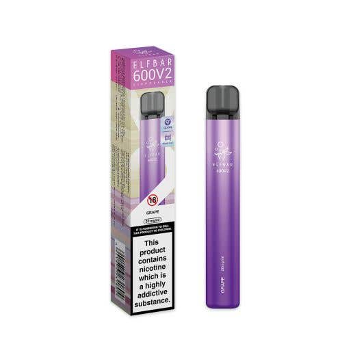 Elf Bar 600 V2 Disposable Kit 2% - Grape