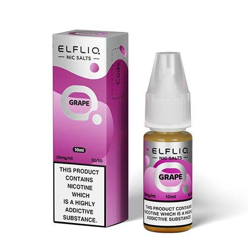 Elf Bar Elfliq Grape Nic Salt E-Liquid