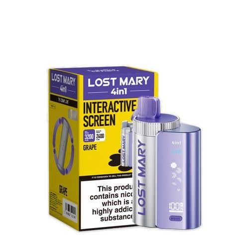Lost Mary 4-in-1 Prefilled Pod Vape Kit - Grape