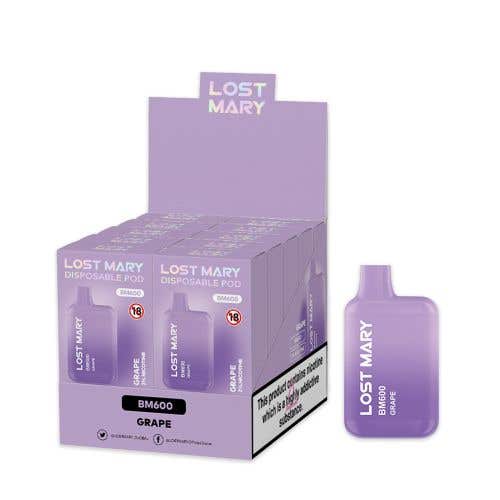 Lost Mary BM600 2% 10 Pack Disposable - Grape