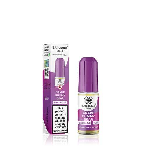 Bar Juice 5000 Grape Gummy Bear Nic Salt E-Liquid - 10mg