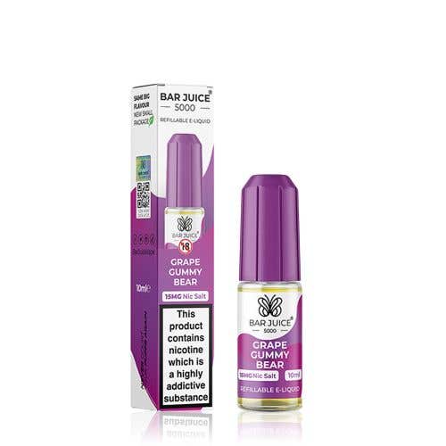 Bar Juice 5000 Grape Gummy Bear Nic Salt E-Liquid - 15mg