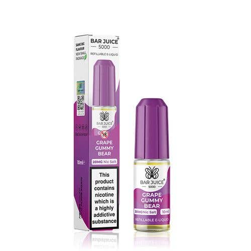 Bar Juice 5000 Grape Gummy Bear Nic Salt E-Liquid