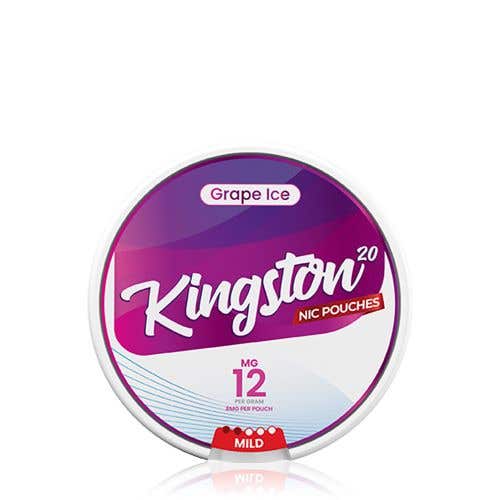 Kingston Nicotine Pouches - 12mg Regular - Grape Ice