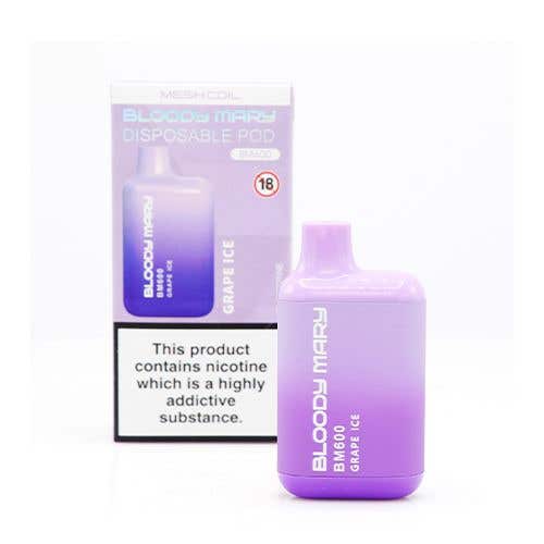 Bloody Mary BM600 Disposable Kit - 20mg - Grape Ice
