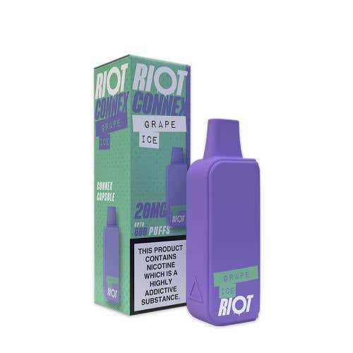 Riot Connex Grape Ice Prefilled Pods - 10mg