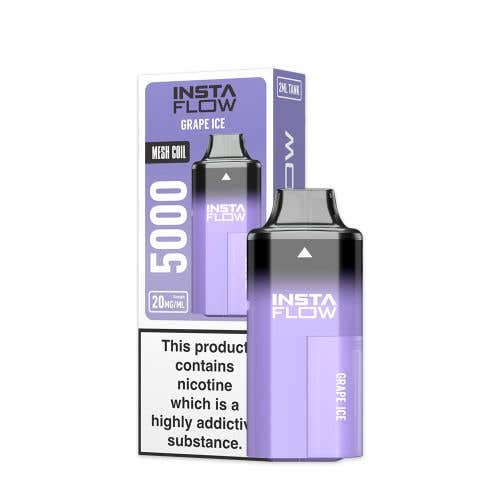 Instafill Instaflow 5000 Refillable Disposable Pod Kit - Grape Ice