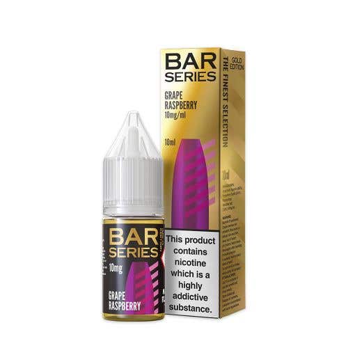 Bar Series Gold Edition Grape Raspberry Nic Salt E-Liquid - 10mg