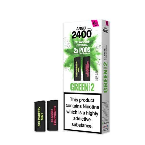 Vapes Bar Angel 2400 Prefilled Pods - Green Edition 2
