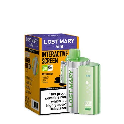Lost Mary 4-in-1 Prefilled Pod Vape Kit - Green Edition