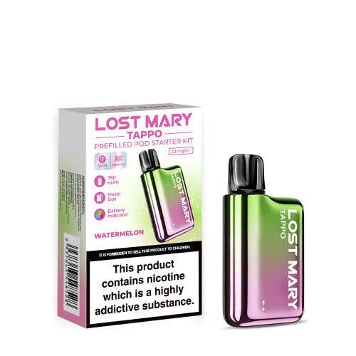 Lost Mary Tappo Prefilled Pod Kit - Green Pink with Watermelon Pod