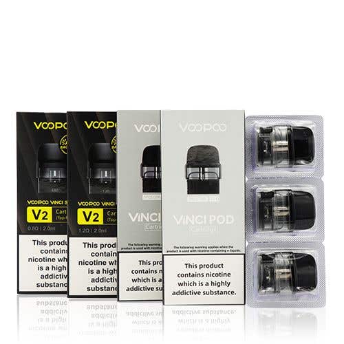 VooPoo Vinci V1 & V2 Replacement E-Liquid Pod Cartridges - Group