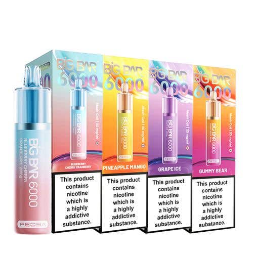 FEOBA Big Bar 6000 Disposable Vape Kit - Group Image