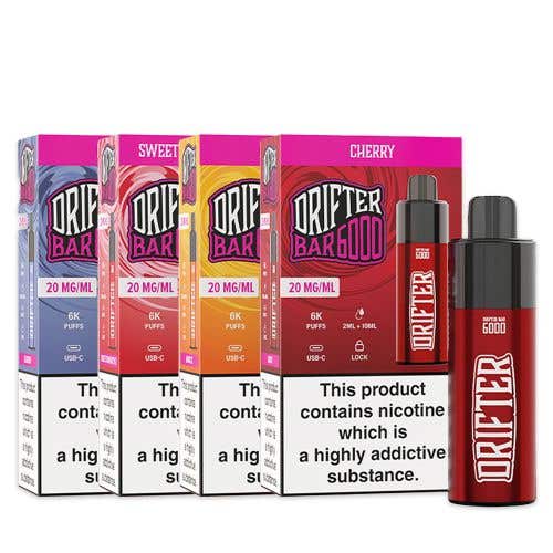Drifter Bar 6000 Prefilled Pod Vape Kit - Group Image