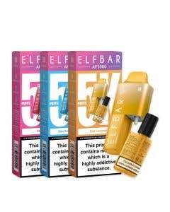 Elf Bar AF5000 Rechargeable Disposable Vape Kit - Group Image