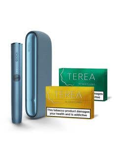 IQOS ILUMA Starter Bundle Kit, including ILUMA Kit and 2 Packs of TEREA Tobacco Sticks - Group Image