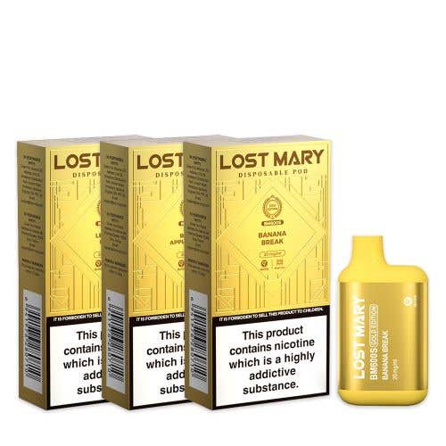 Lost Mary BM600S Gold Edition Disposable Vape Kit - Group Image