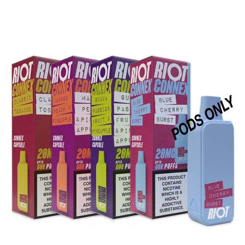 Riot Connex Prefilled Vape Pods - Group Image