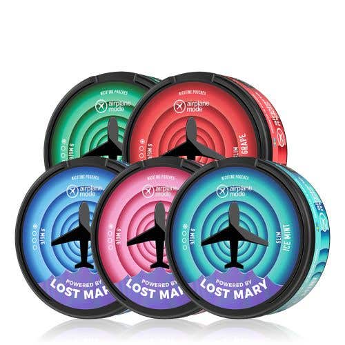 Lost Mary Airplane Mode Nicotine Pouches - Group Image