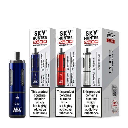 Sky Hunter Twist 2600 Prefilled Pod Vape Kit - Group Image