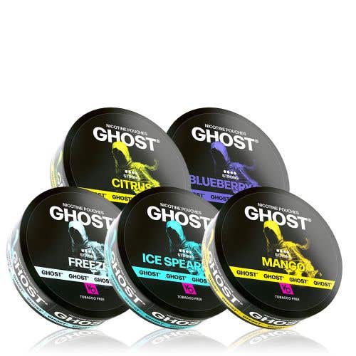 Vapes Bars Ghost Nicotine Pouches -  Group Image