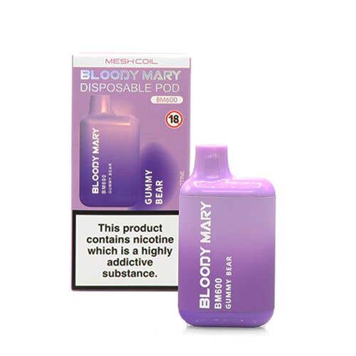 Bloody Mary BM600 Disposable Kit - 20mg - Gummy Bear