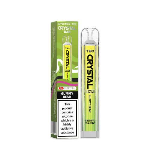TBO Crystal Bar Disposable Vape Kit - Gummy Bear