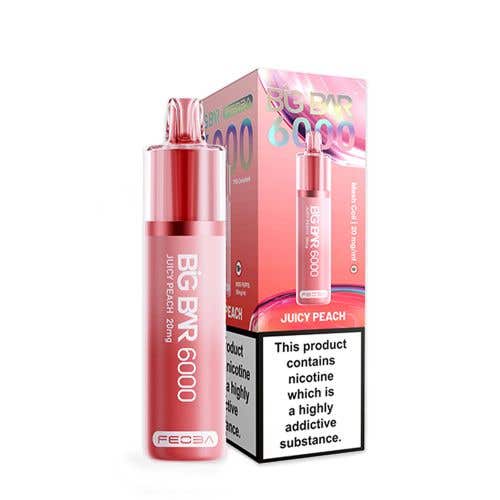 FEOBA Big Bar 6000 Disposable Vape Kit - Juicy Peach
