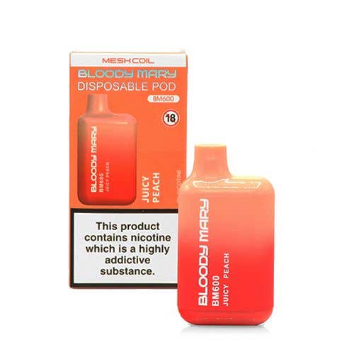 Bloody Mary BM600 Disposable Kit - 20mg - Juicy Peach