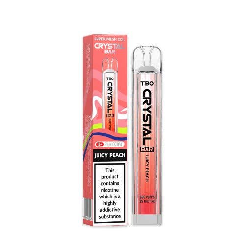 TBO Crystal Bar Disposable Vape Kit - Juicy Peach