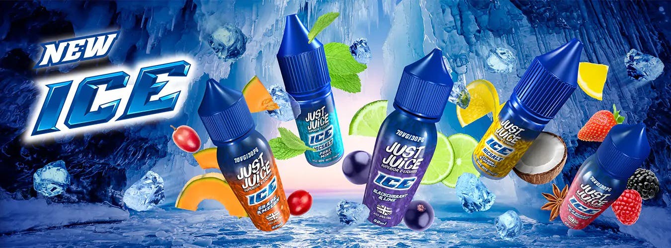 Just Juice ICE Range - Category Banner