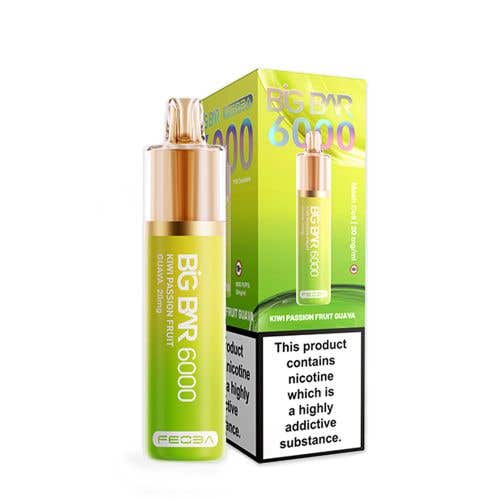FEOBA Big Bar 6000 Disposable Vape Kit - Kiwi Passion Fruit Guava