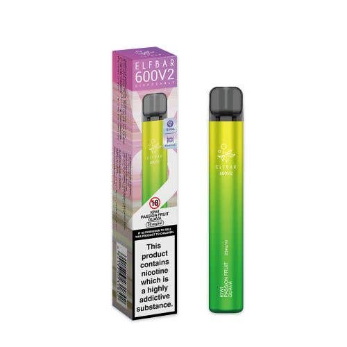 Elf Bar 600 V2 Disposable Kit 2% - Kiwi Passion Fruit Guava