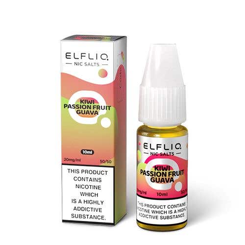 Elf Bar Elfliq Nic Salt E-Liquid - Kiwi Passion Fruit Guava