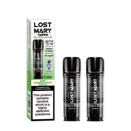 Lost Mary Tappo Prefilled Pods - Kiwi Passion Fruit Guava