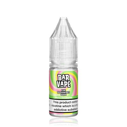 Bar Vape Kiwi Passion Fruit Guava Nic Salt E-Liquid - 10mg