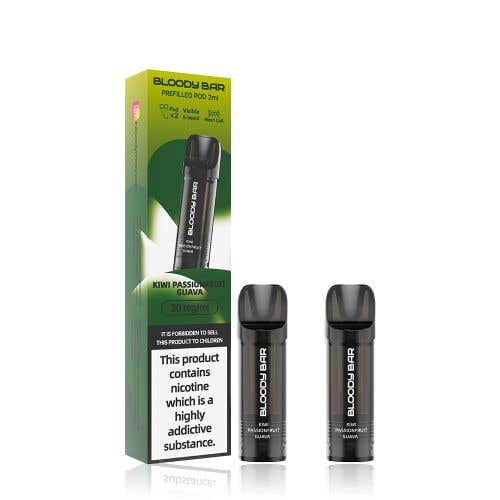 Bloody Mary Bloody Bar Prefilled Vape Pods - Kiwi Passion Fruit Guava