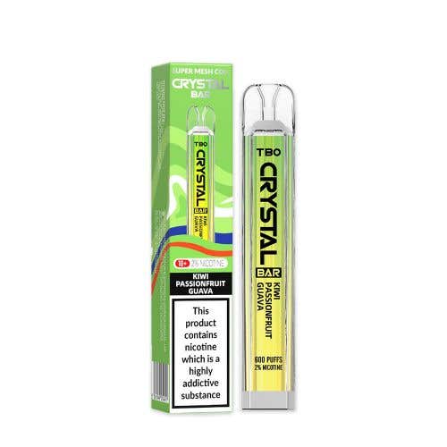 TBO Crystal Bar Disposable Vape Kit - Kiwi Passionfruit Guava