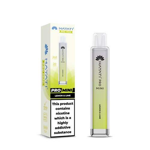 Hayati Pro Mini Disposable Vape Kit - Lemon & Lime