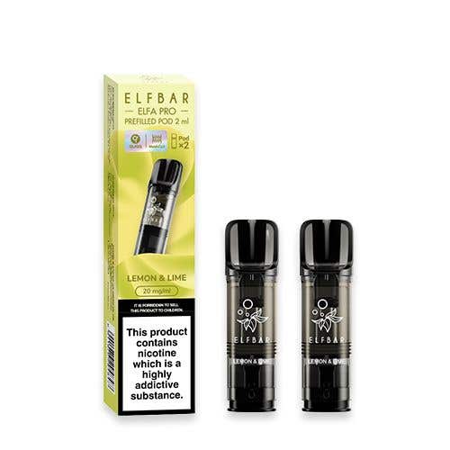 Elf Bar Elfa PRO Prefilled Pods - Lemon & Lime