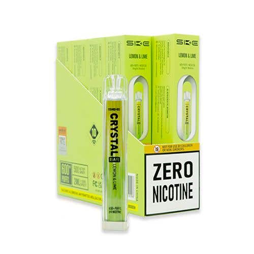SKE Crystal Bar Disposable Kit 10 x Multipack 0% - Lemon & Lime
