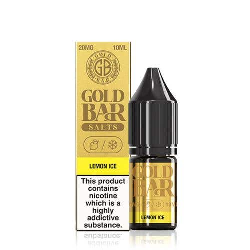 Gold Bar Salts Lemon Ice Nic Salt E-Liquid - 20mg