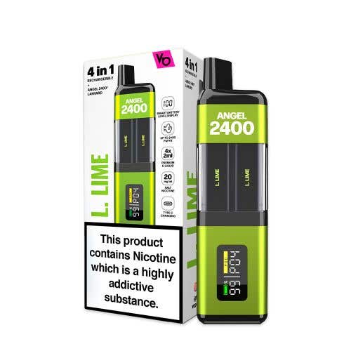 Angel 2400 Rechargeable Disposable Kit - Lemon Lime