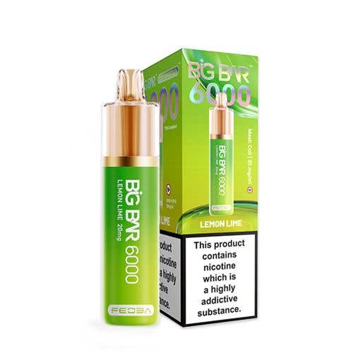 FEOBA Big Bar 6000 Disposable Vape Kit -  Lemon Lime