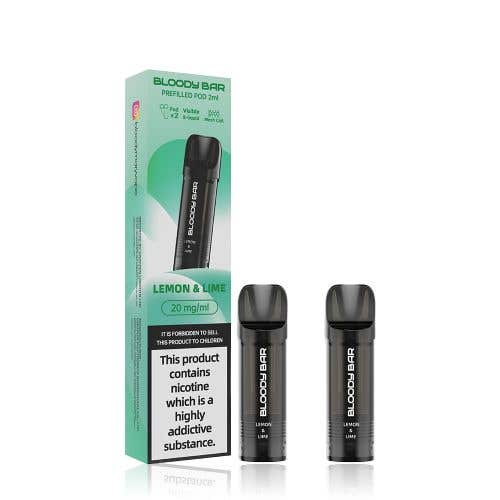 Bloody Mary Bloody Bar Prefilled Vape Pods - Lemon & Lime