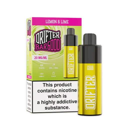 Drifter Bar 6000 Prefilled Pod Vape Kit - Lemon & Lime