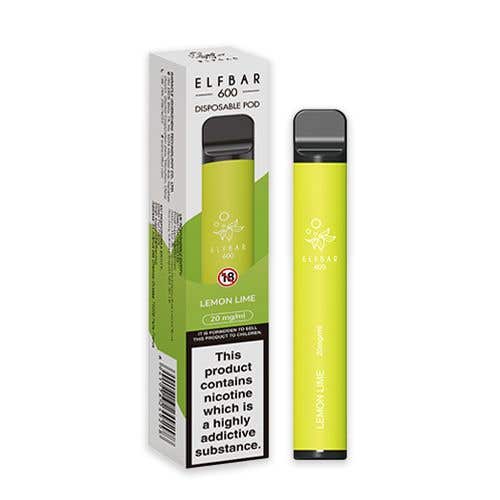 Elf Bar 600 Disposable Kit - Lemon Lime - 20mg