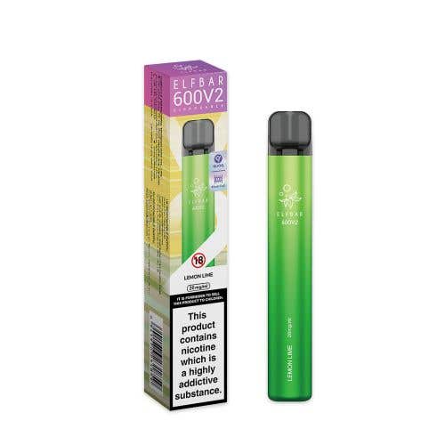 Elf Bar 600 V2 Disposable Kit 2% - Lemon Lime