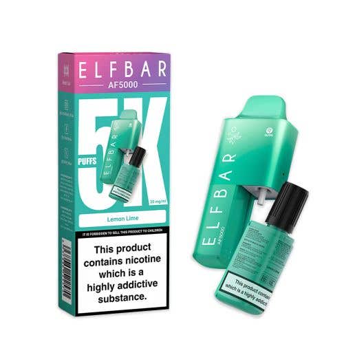 Elf Bar AF5000 Disposable Vape Kit - Lemon Lime